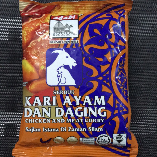 Bột cà ri Adabi/ BABAS Malaysia 250g