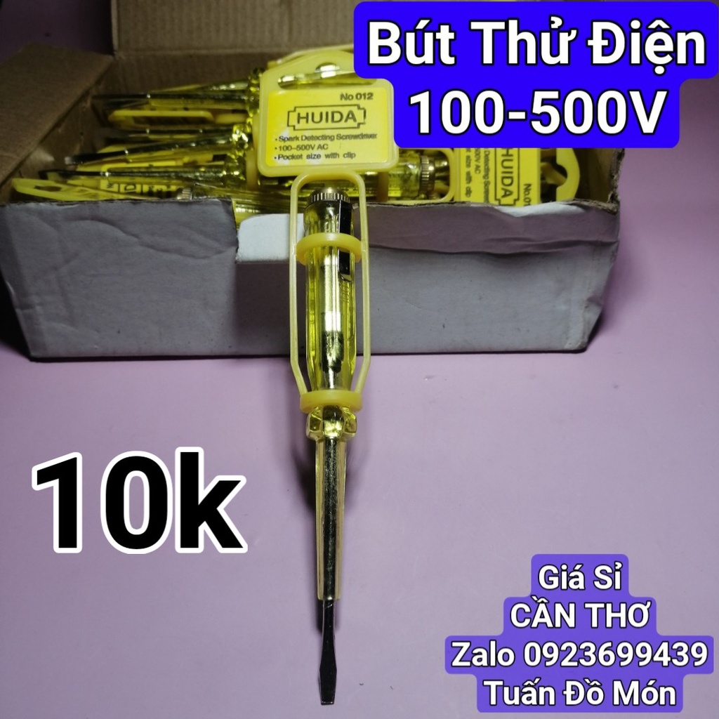 Bút thử điện HUIDA 100-500V hàng tốt giá tốt