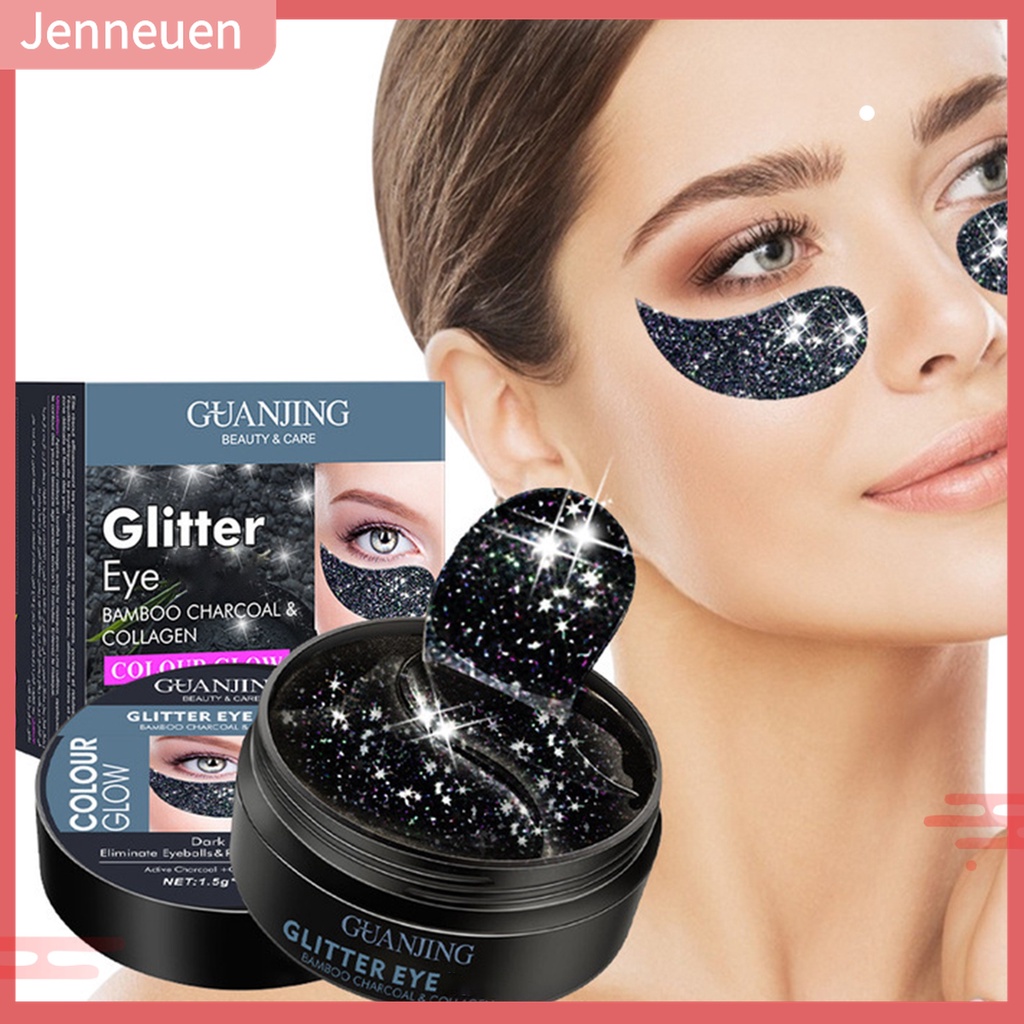 Bộ 60 Miếng Dán Collagen 1.5g Loại Bỏ Quầng Thâm Mắt Màu Đen Siêu Mỏng Mịn Màng Dành Cho Bạn Nữ