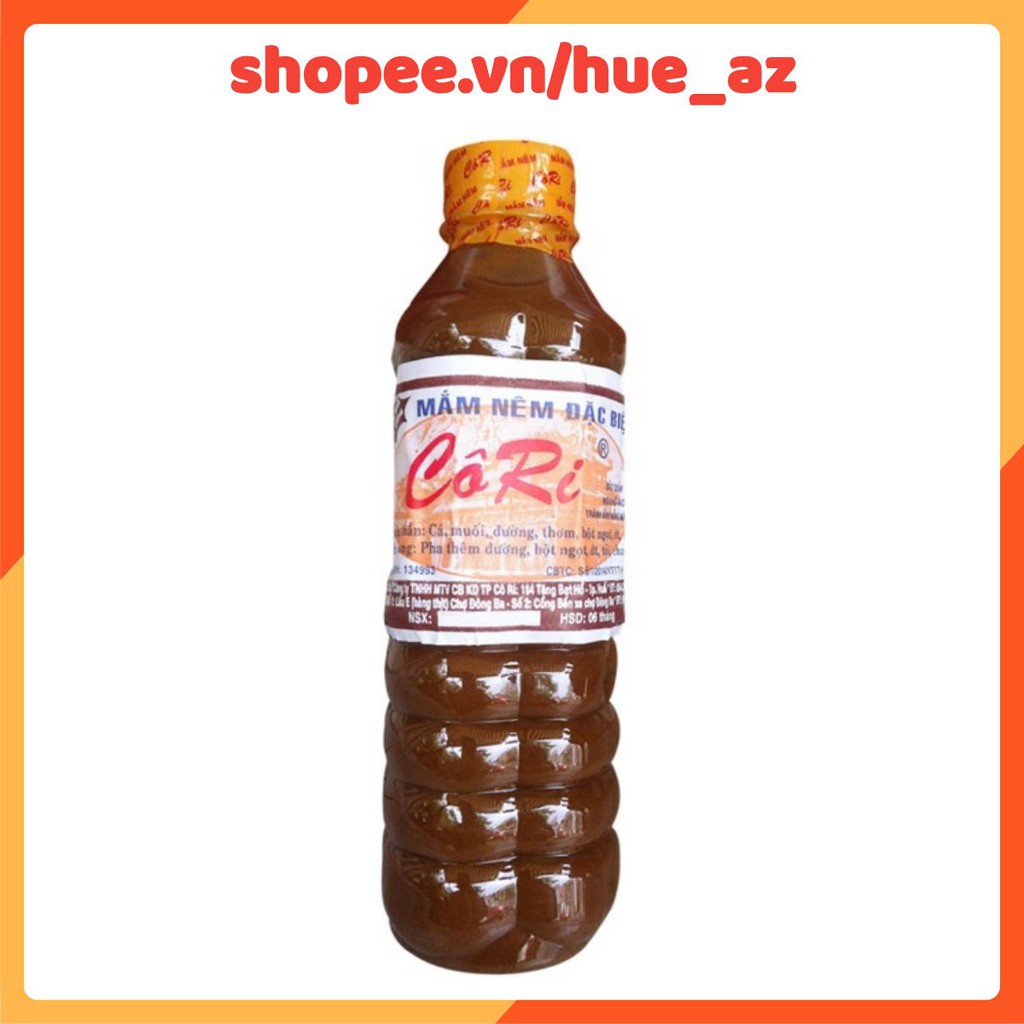 Mắm nêm Cô Ri chai lớn 500ml - Đặc sản Huế