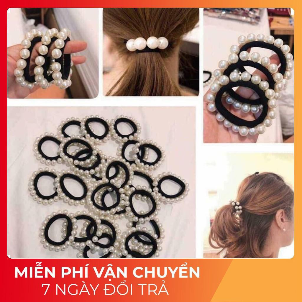 Chun Buộc Tóc CBT 16 Hạt Sang Chảnh Thần Thái Cho Phái Nữ