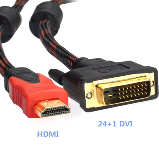 [Mã 2404EL10K giảm 10K đơn 20K] Cáp chuyển đổi Hdmi to dvi 1,5m