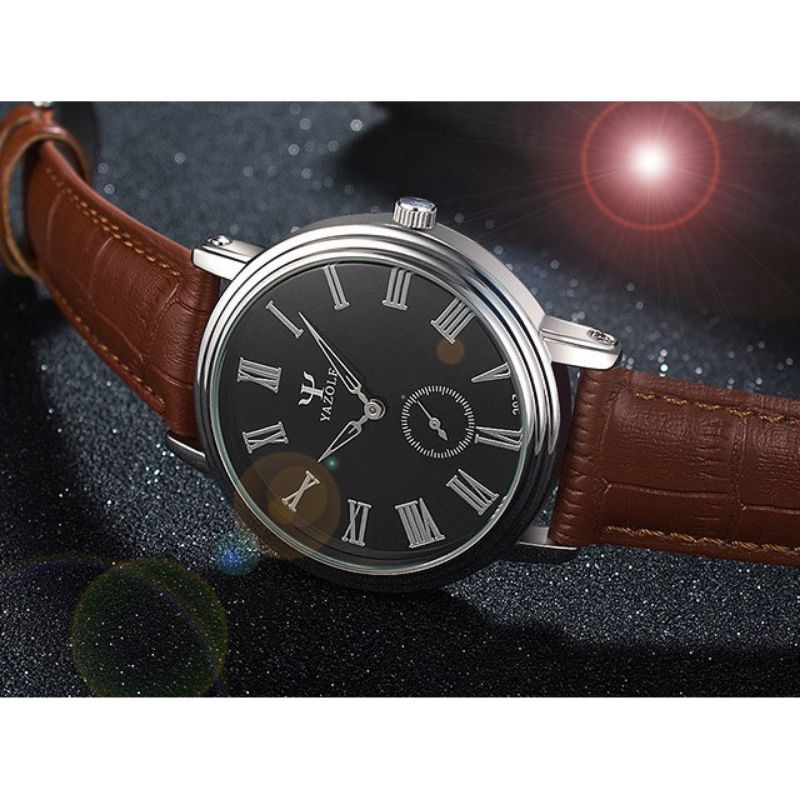 ĐỒNG HỒ NAM YAZOLE 297 PHONG CÁCH HIỆN ĐẠI, DÂY MỀM ĐẸP TÔN THÊM VẺ ĐẸP ĐẦY NAM TÍNH CỦA BẠN