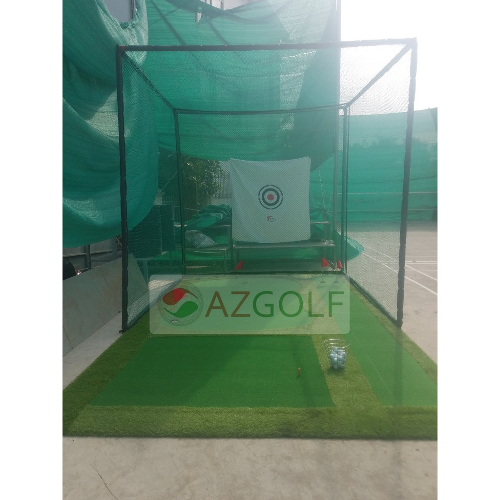 BỘ KHUNG LỒNG VÀ LƯỚI TẬP GOLF PGM CHÍNH HÃNG KÍCH THƯỚC 3M X 3M X 3M