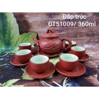 Bộ ấm chén tử sa Bát Tràng - Bộ ấm chén uống trà đất tử sa