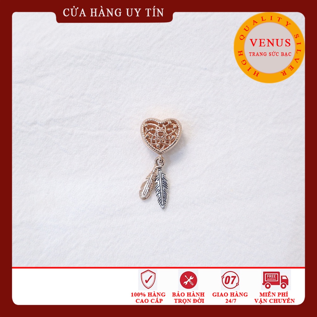 [Charm bạc 925 cao cấp] Charm treo deam xi vàng- Mã sản phẩm VENUSDRX