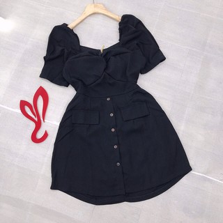 đầm soắn ngực hở lưng