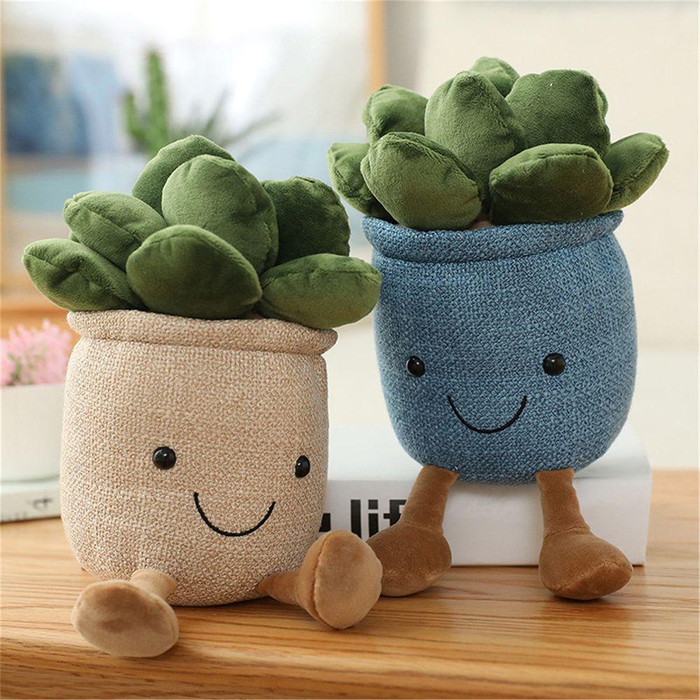 LANFY Gối Nhồi Bông Mềm Mại Hình Cây Xương Rồng Sáng Tạo Trang Trí Nhà Cửa