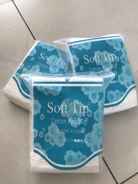 BÔNG TẨY TRANG SOFT TIP (gói 50g)