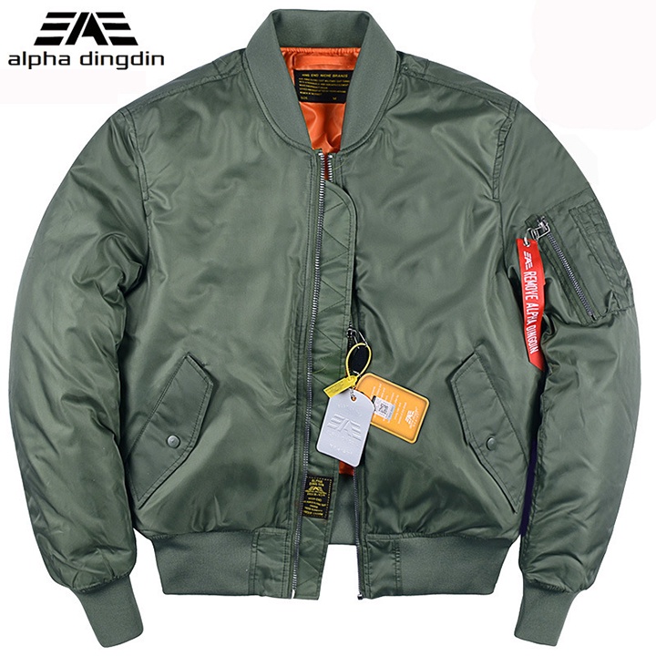 Áo khoác nam MA1 cổ điển chuẩn Pilot vải dù chần bông dày mặc ấm, không thấm nước - AK2106