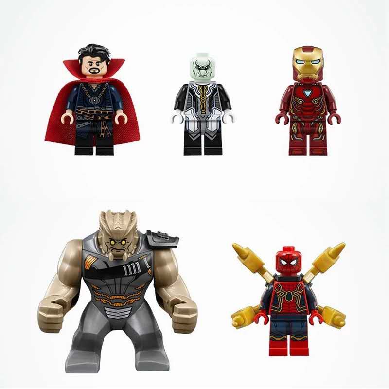 (có sẵn) lắp ráp mô hình Super Hero  Đại Chiến Liên Minh Phục Thù của Super Hero Avengers bela 10840