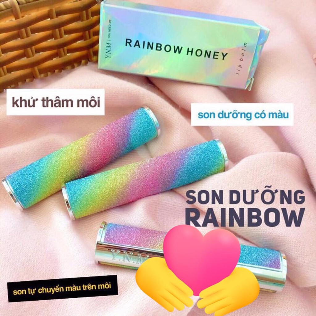 Son dưỡng đổi màu YNM Rainbow Honey Lip Balm | BigBuy360 - bigbuy360.vn