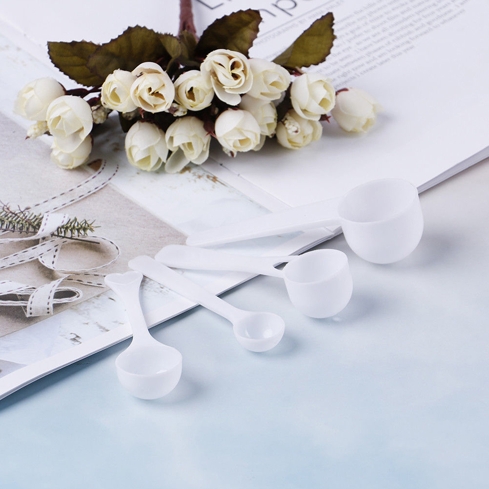 Set 10 Muỗng Nhựa 1/3/5/10g Dùng Để Múc Bột Pha Chế Cà Phê