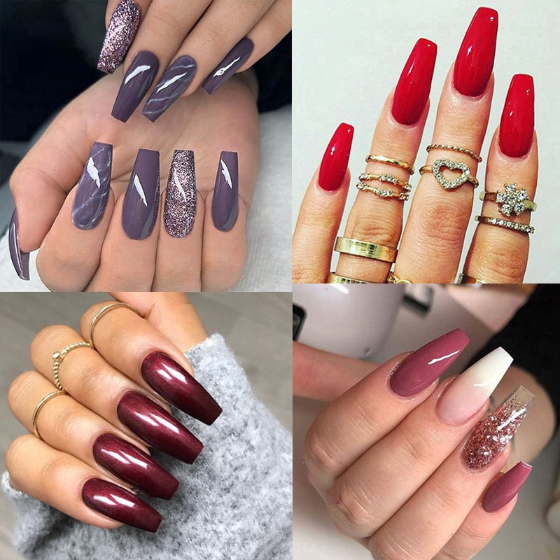 French Transparent Nail Patch/ Durable Long Lasting Crylic False Nail Tips/ Natural Curved Fake Nail Stickers/ Manicure Tool Accessories