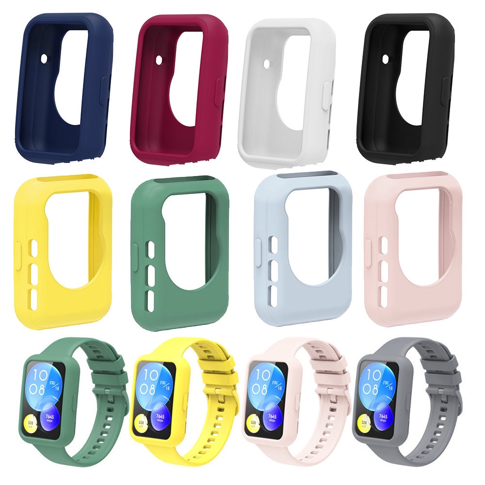 Ốp Silicone DẻO BảO Vệ Cho ĐồNg Hồ Huawei Watch Fit 2 Huawei fit2