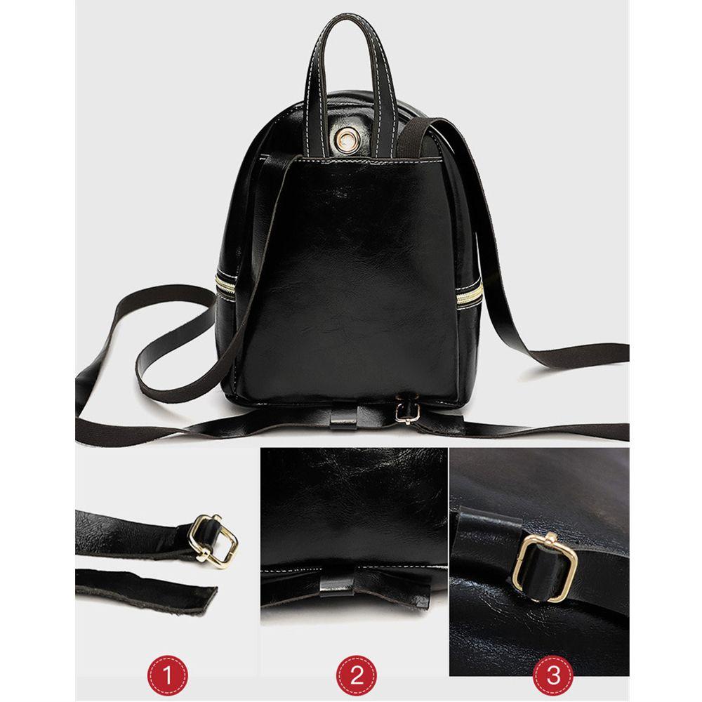 Ba Lô Da PU Cỡ Nhỏ Thiết Kế Đơn Giản MIHAN1 Cho Nữ