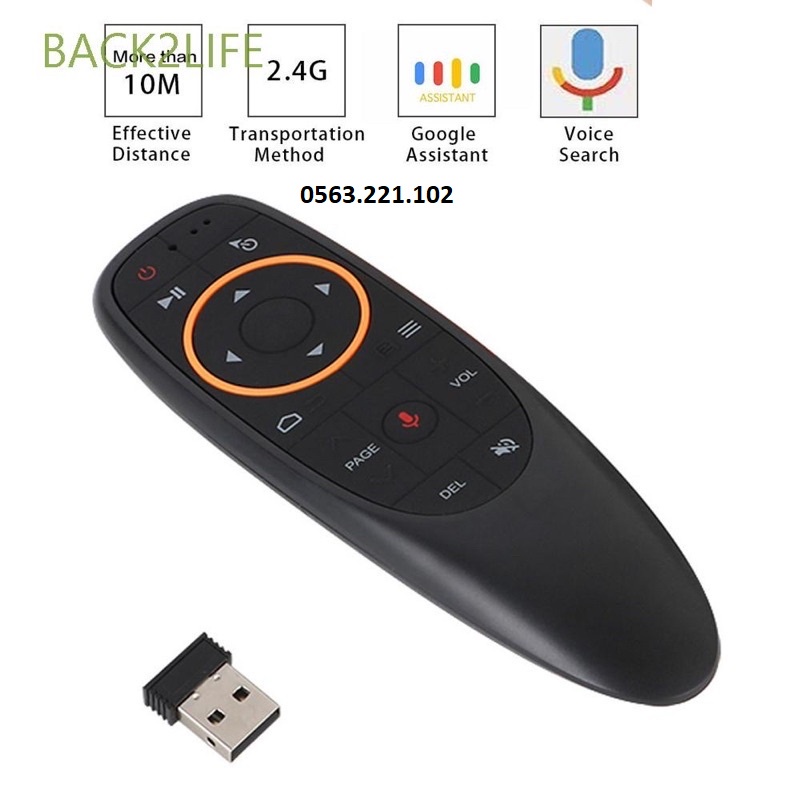 Chuột bay, khiển giọng nói G10S 1 chạm - Có học lệnh. Sử dụng cho android tvbox - 🎁Bảo Hành Đổi Mới🎁