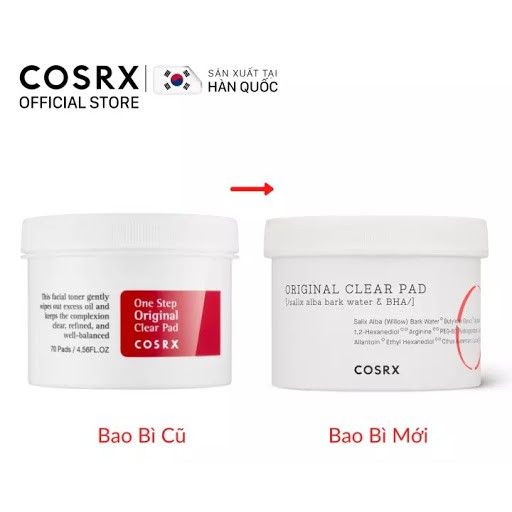 Bông tẩy da chết Cosrx Original Clear Pad