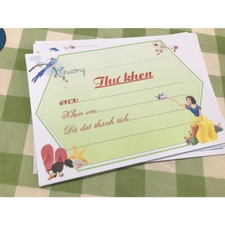 Thư Khen (100 tờ A5)