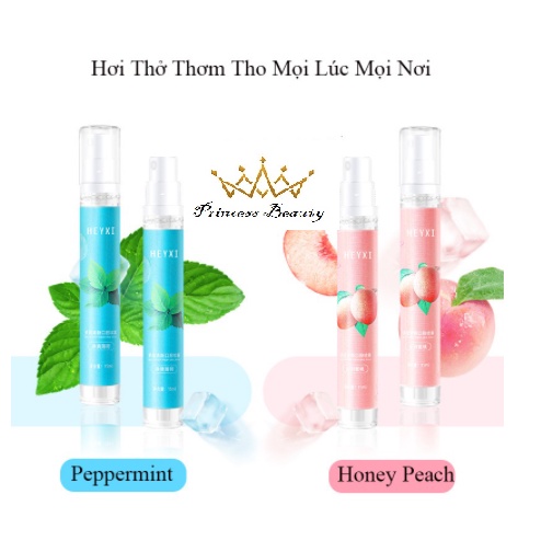 Chai Xịt thơm miệng (dạng chai) Heyxi 15ML mẫu mới Princess Beauty