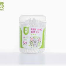 Tăm bông trẻ em Mipbi 100% bông tự nhiên TBH01