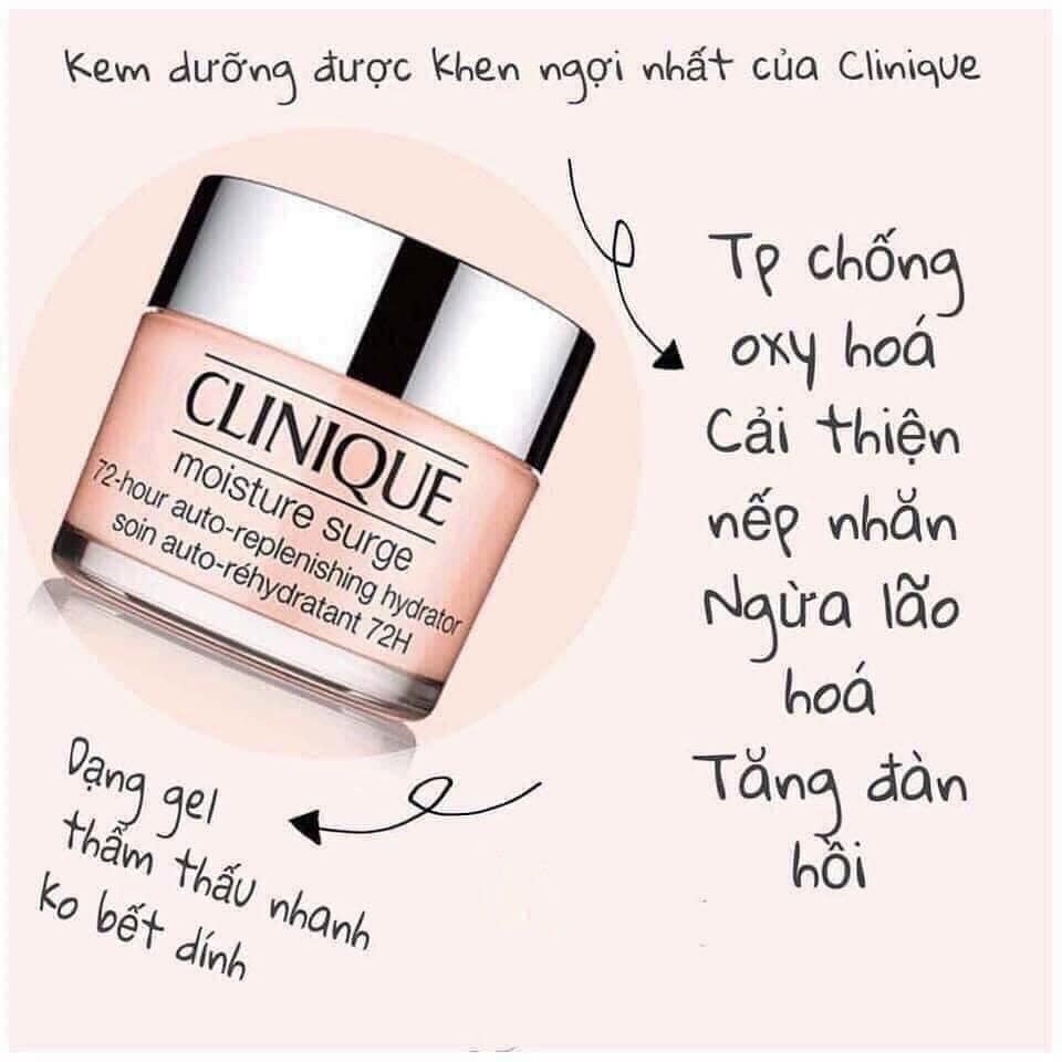 Kem Dưỡng Ẩm Clinique 100h hour moisture surge 50ml