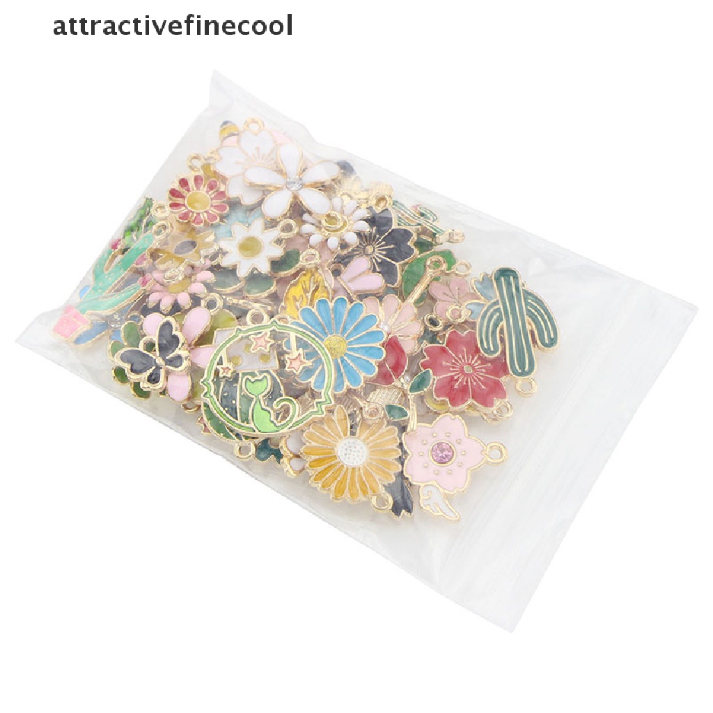 Set 100 / 120 Mặt Dây Chuyền Hình Côn Trùng Nhiều Màu Sắc