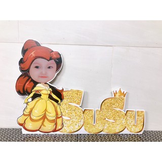 [GIAO NHANH - THIẾT KẾ MỚI] Chibi kèm tên bé trang trí sinh nhật