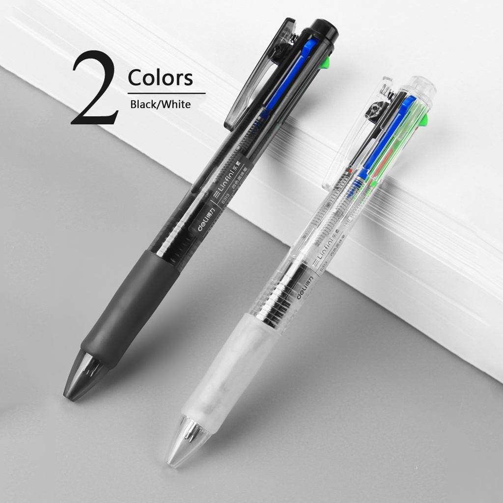 Bút Bi Nhiều Màu 4 Trong 1 Ngòi 0.7mm 4 Màu Tùy Chọn