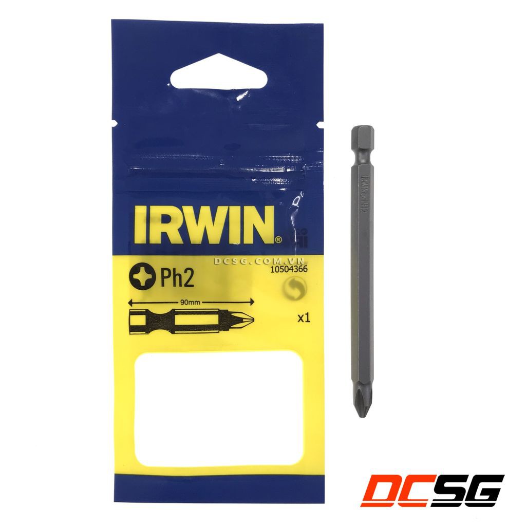 Mũi vít bake 1 đầu Ph2x90mm IRWIN 10504366 | DCSG