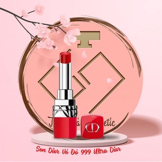 Son Dior số 999 màu đỏ thuần cổ điển Ultra Rouge Ultra Dior