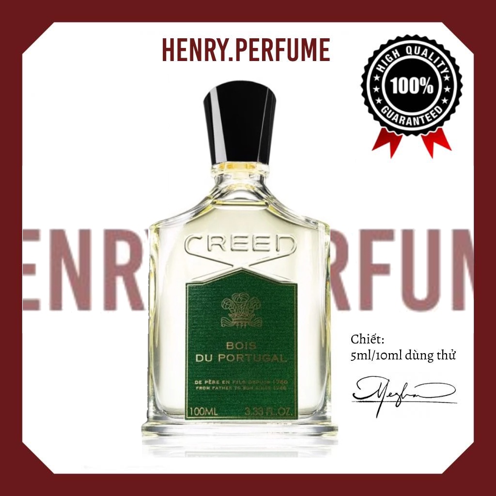 ⛅  Nước hoa nam CREED Bois du Portugal 10ml ®️