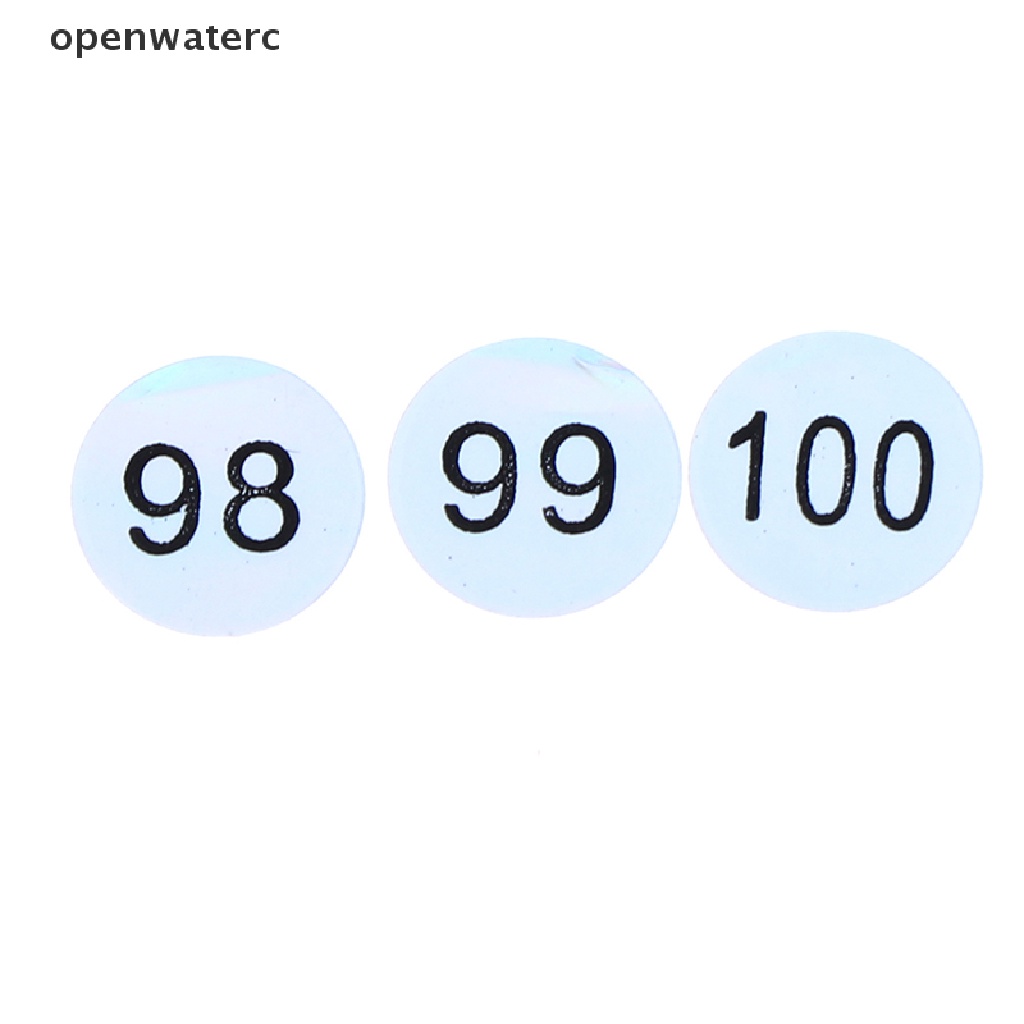 Nhãn Dán Số 1-200 Laser Chống Thấm Nước Chuyên Dụng Cho Trang Trí Móng Nghệ Thuật