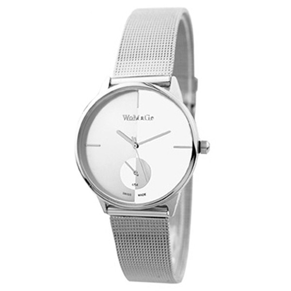 Đồng hồ Quartz Unisex bằng thép không gỉ, kiểu dáng cổ điển cho nữ | BigBuy360 - bigbuy360.vn