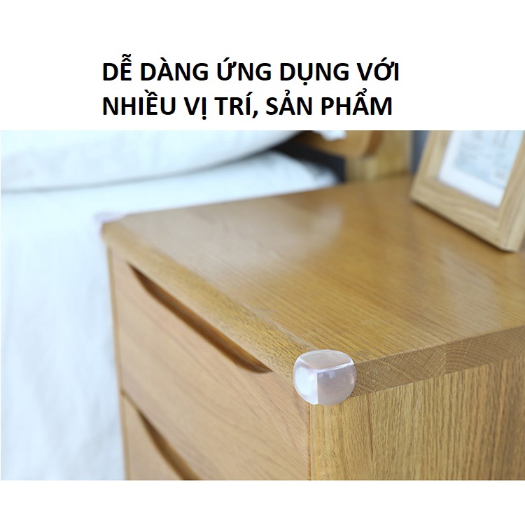 Bịt góc bàn, bịt cạnh silicon bàn an toàn cho bé