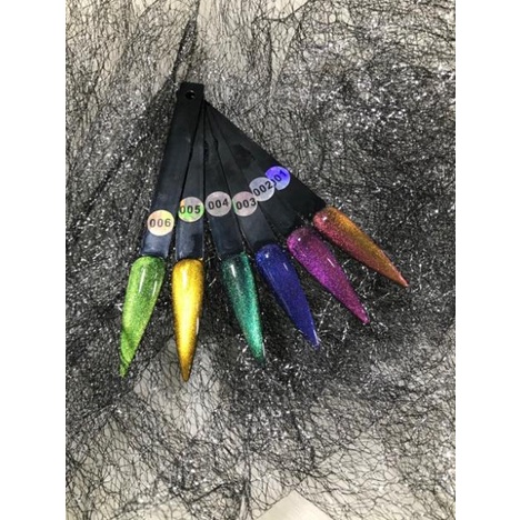 Sơn mắt mèo 9D Li-Nails ( set 6 màu )_[tặng bảng màu _tặng nam trâm]