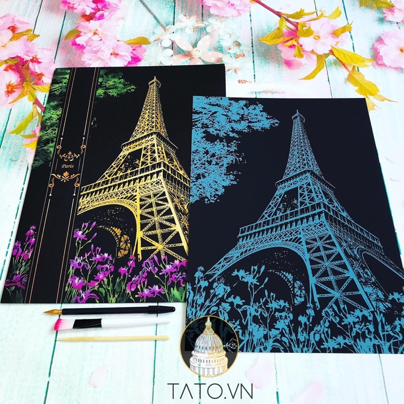 🦋 Tranh cạo A3 - Mẫu HOT nhất 2021🦋