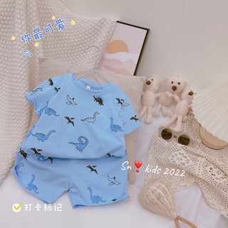 Cặp khủng long xanh bé trai