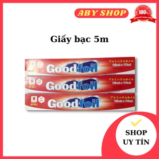 Giấy bạc 5m HÀNG CAO CẤP giấy bọc thức ăn dùng nướng bánh