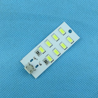 Module 8 bóng LED siêu sáng nguồn micro USB- Linhkiendientusv.vn