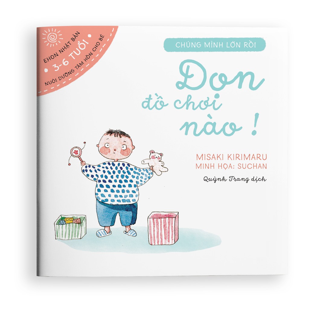 Sách Ehon Nhật Bản - Bộ 4 cuốn chúng mình lớn rồi - Dành cho trẻ từ 3-6 tuổi - 4 cuốn lẻ tùy chọn