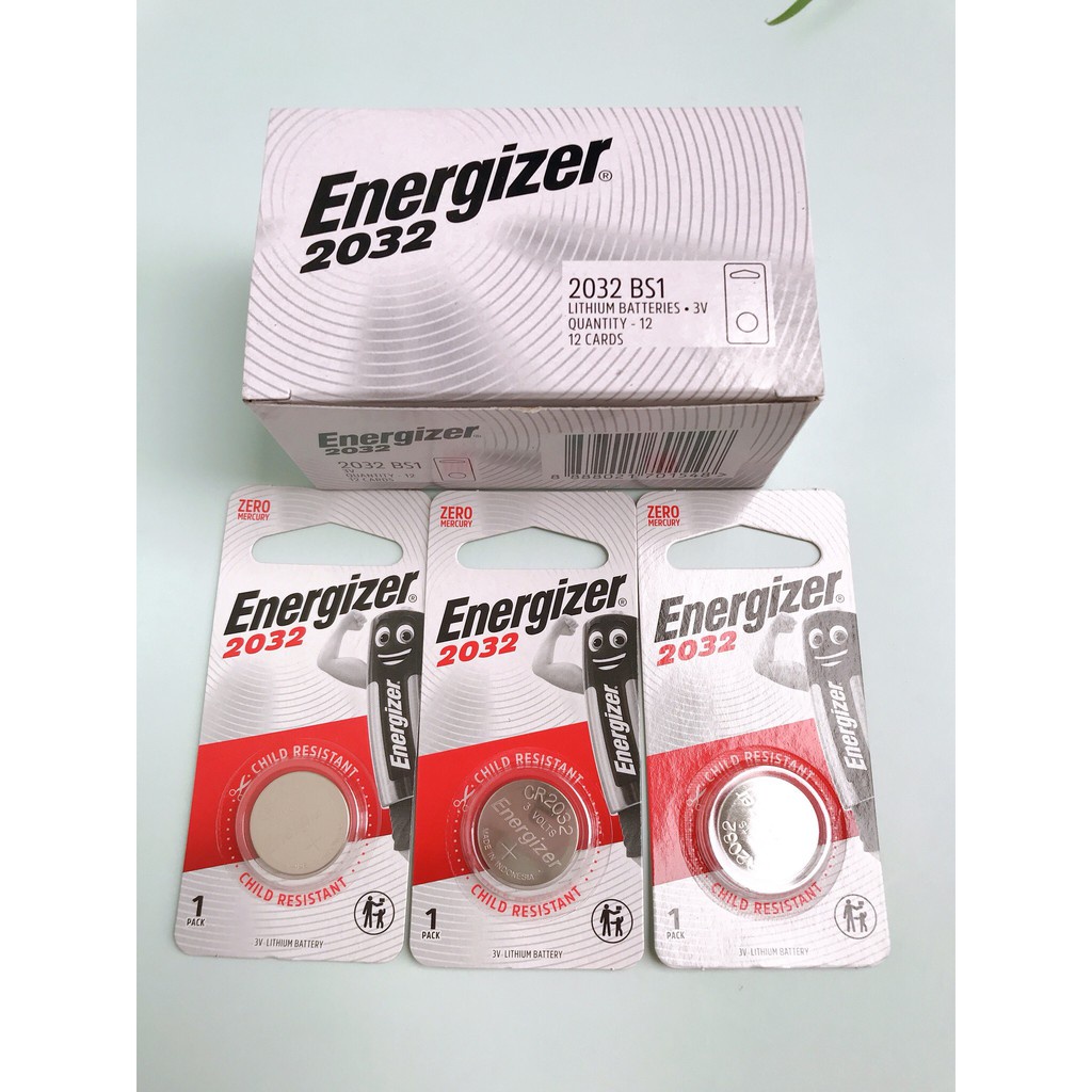 Vỉ 1 viên Pin 3V Lithium CR2032 Energizer [CHÍNH HÃNG]