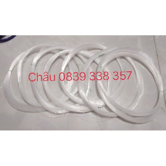 Dây cước trắng không giãn làm handmade