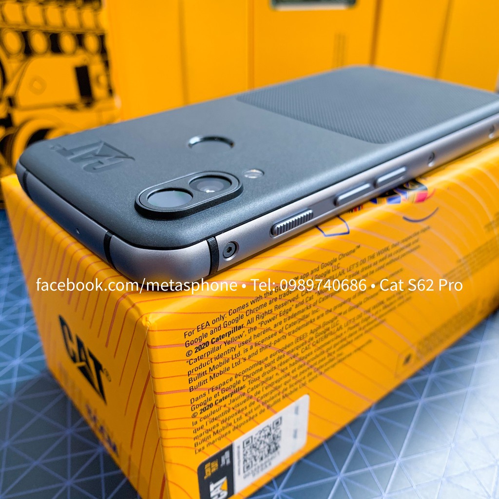 Điện thoại siêu bền Caterpillar CAT S62 Pro, hai sim.