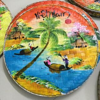 Mẹt vẽ tranh cô gái miền quê