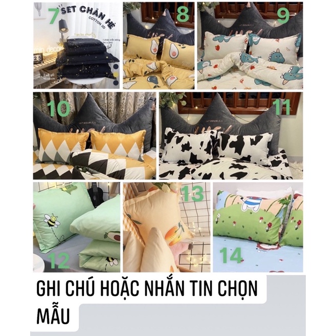 [Xả Kho] vỏ gối đầu vỏ gối ôm cotton mềm mịn mát thấm hút mồ hôi