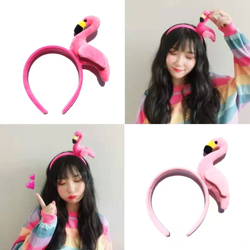 Băng Đô Hồng Hạc Xinh Xắn Cho Bé Gái