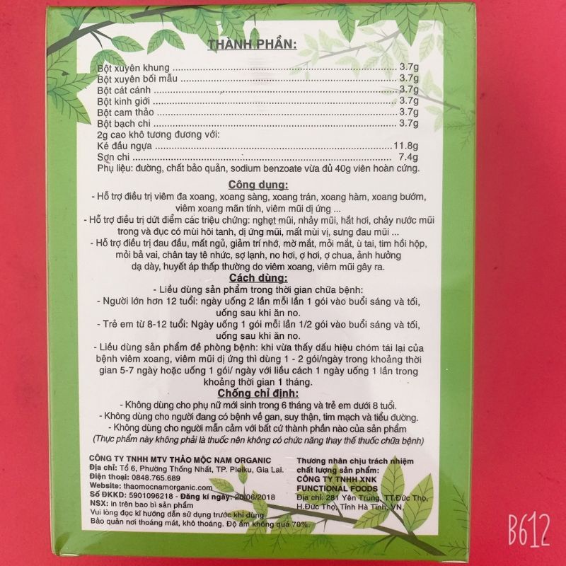 xoang thảo mộc nam