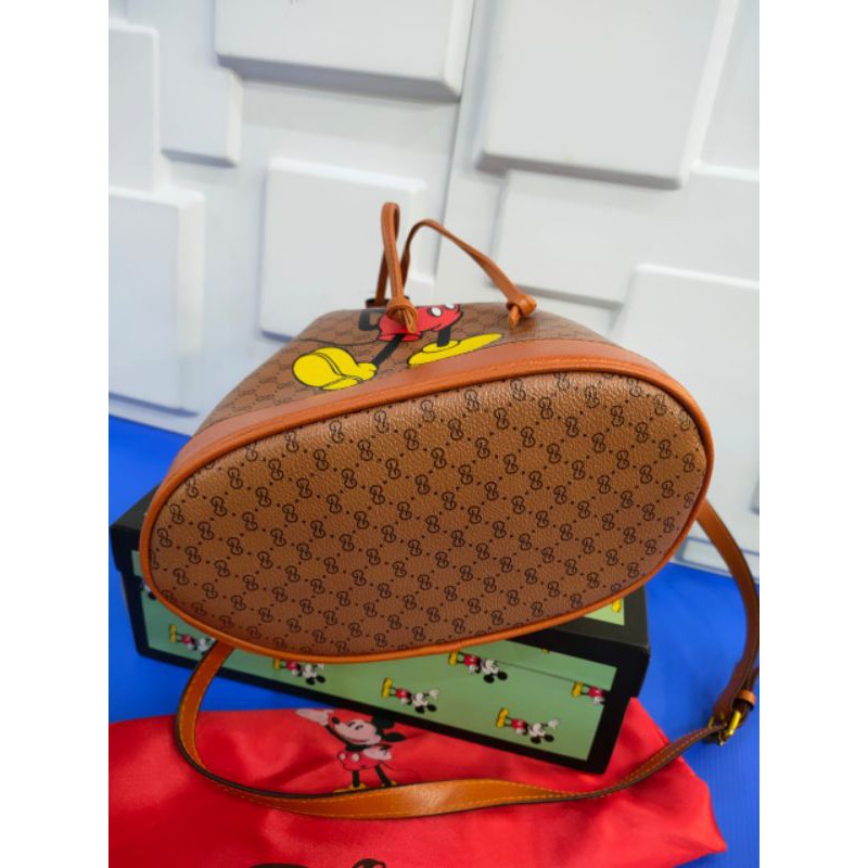 Gucci Dây Rút Hình Chuột Mickey Xinh Xắn