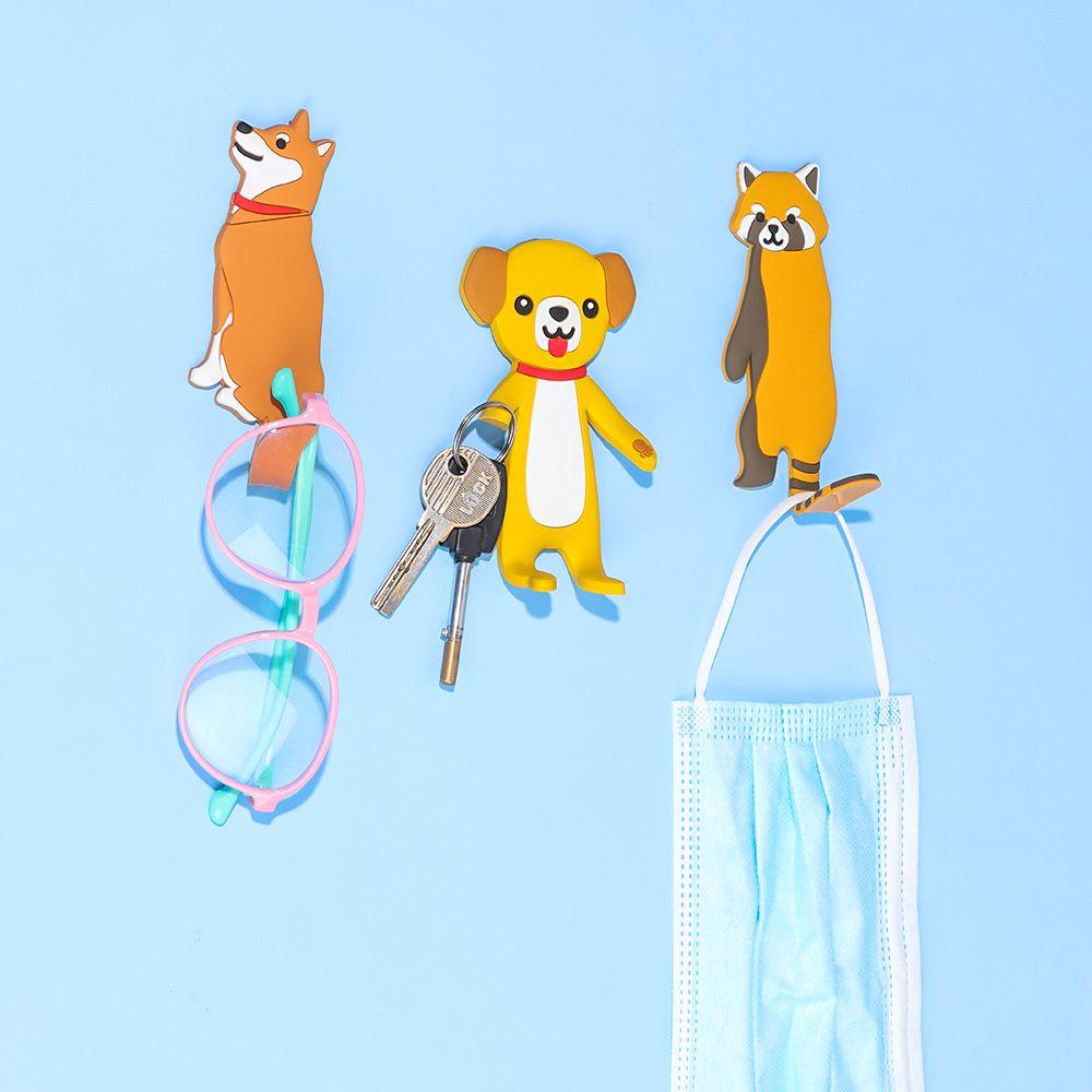 Móc Treo Đồ Dán Tường Tự Dính 24 Kiểu Dáng Hoạt Hình Xinh Xắn Trang Trí Nhà Cửa